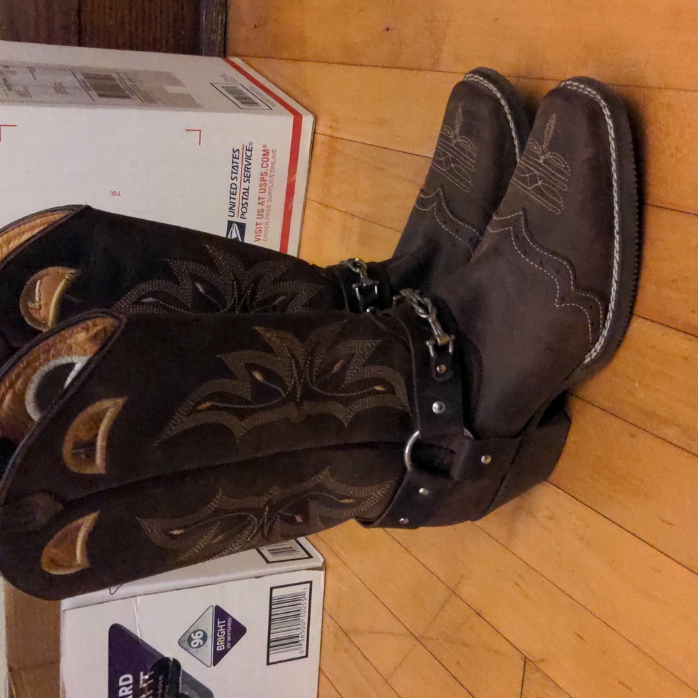 Leather Cowboy Boots